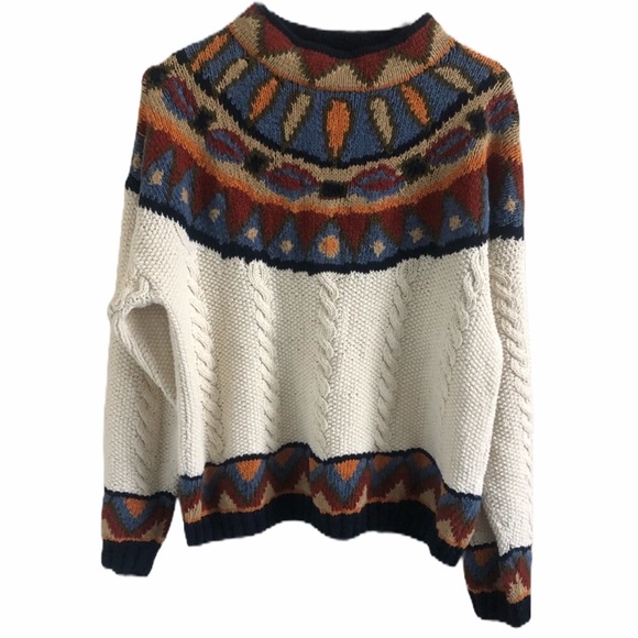 Marsh Landing Sweaters - Vintage Women’s Marsh Landing Knit Sweater Size S